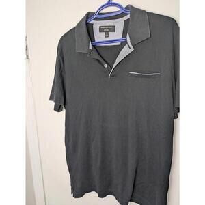 Banana Republic Men's Black Polo Shirt